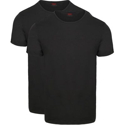 Levi's T-shirt rundhals sort 2-pak Sort måle XL Levi's T-shirt rundhals sort 2-pak Sort måle XL
