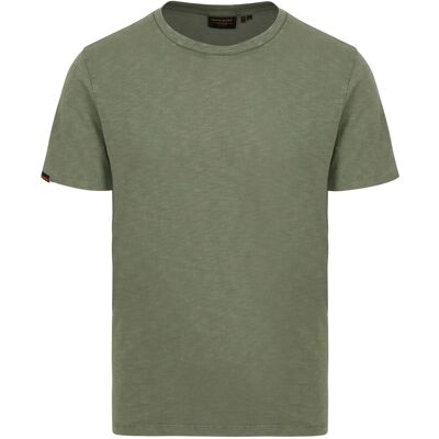 Superdry slub T-shirt i meleret oliven Grøn måle 3XL Superdry slub T-shirt i meleret oliven Grøn måle 3XL