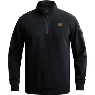 PME Legend Half Zip Sweater Salute Blå Mørkeblå måle XL PME Legend Half Zip Sweater Salute Blå Mørkeblå måle XL