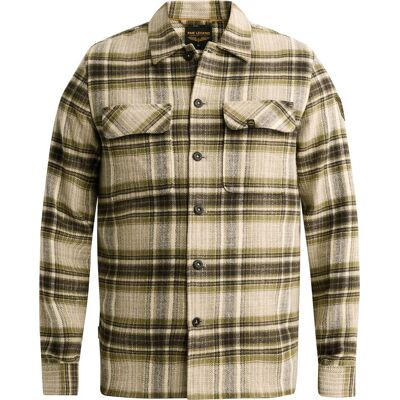 PME Legend Overshirt Ternet Loden Green Grøn måle XL PME Legend Overshirt Ternet Loden Green Grøn måle XL