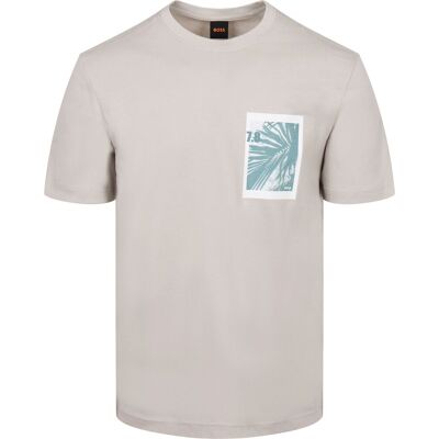 Boss T-shirt Te Board Grå måle M Boss T-shirt Te Board Grå måle M