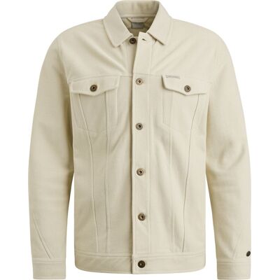 Cast Iron Overshirt Twill Beige Off-white måle XL Cast Iron Overshirt Twill Beige Off-white måle XL