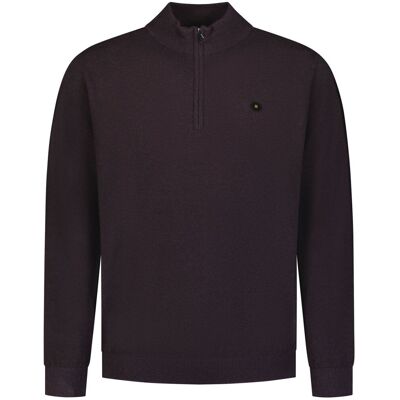No Excess Half-zip Striktrøje Brun måle XL No Excess Half-zip Striktrøje Brun måle XL