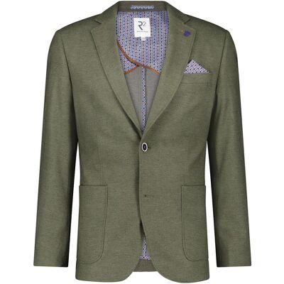 R2 Amsterdam R2 jerseyblazer Birdseye Grøn måle 48 R2 Amsterdam R2 jerseyblazer Birdseye Grøn måle 48