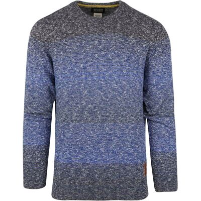Scotch and Soda Pullover i mørkeblå melange Blå Mørkeblå måle S Scotch and Soda Pullover i mørkeblå melange Blå Mørkeblå måle S