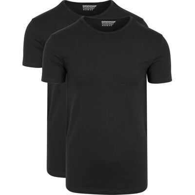 Garage 2-pak Basis T-shirt Bio Sort måle L Garage 2-pak Basis T-shirt Bio Sort måle L