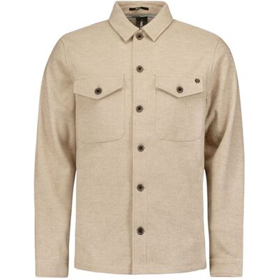 No Excess Overshirt Melange Beige måle 3XL No Excess Overshirt Melange Beige måle 3XL
