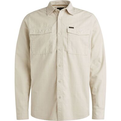 PME Legend Overshirt Fine Corduroy Ecru Off-white Beige måle XXL PME Legend Overshirt Fine Corduroy Ecru Off-white Beige måle XXL