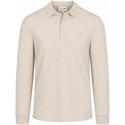 Lacoste Langærmet T-shirt Poloshirt Piqué Off-White Off-white måle M Lacoste Langærmet T-shirt Poloshirt Piqué Off-White Off-white måle M