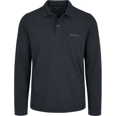 Marc O'Polo Longsleeve Heavy Poloshirt Peppercorn Grey Grå Mørkegrå måle XL Marc O'Polo Longsleeve Heavy Poloshirt Peppercorn Grey Grå Mørkegrå måle XL