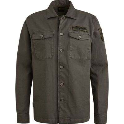 PME Legend Overshirt Canvas Olive Grøn Mørkegrøn måle M PME Legend Overshirt Canvas Olive Grøn Mørkegrøn måle M