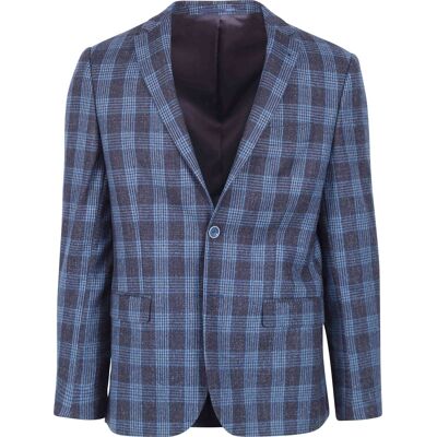 Suitable Prestige Blazer Amqui Ternet Mørkeblå Blå måle 48 Suitable Prestige Blazer Amqui Ternet Mørkeblå Blå måle 48
