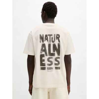 Marc O'Polo T-shirt Backprint Hvid Off-white måle XL Marc O'Polo T-shirt Backprint Hvid Off-white måle XL