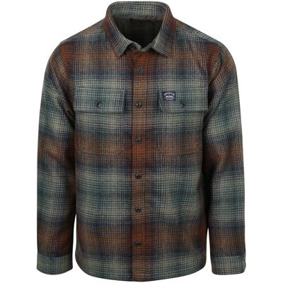 Superdry Overshirt Miller Wool Blend Ombre Multicolour Brun Grå Flerfarvet måle XXL Superdry Overshirt Miller Wool Blend Ombre Multicolour Brun Grå Flerfarvet måle XXL