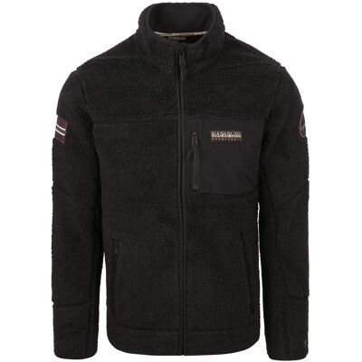 Napapijri Vest Yupik Fleece Sort måle XXL Napapijri Vest Yupik Fleece Sort måle XXL