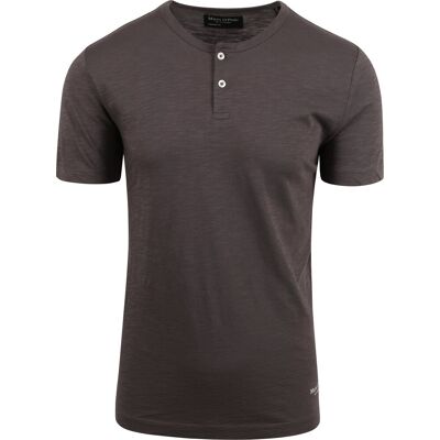 Marc O'Polo t-shirt slub i brun Brun måle XXL Marc O'Polo t-shirt slub i brun Brun måle XXL