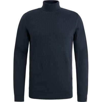 Vanguard Stribet Turtleneck Bluse Marineblå Blå Mørkeblå måle XXL Vanguard Stribet Turtleneck Bluse Marineblå Blå Mørkeblå måle XXL