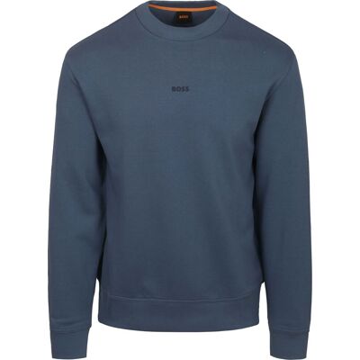 Boss Trøje Smallcrew Blå måle XL Boss Trøje Smallcrew Blå måle XL