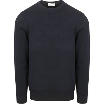 Profuomo Pullover i luksus navy Blå Mørkeblå måle M Profuomo Pullover i luksus navy Blå Mørkeblå måle M