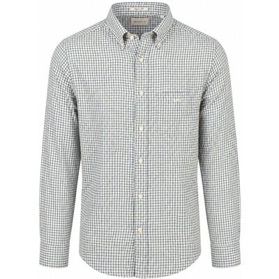 Gant Skjorte Flannel Ternet Blå måle XXL Gant Skjorte Flannel Ternet Blå måle XXL