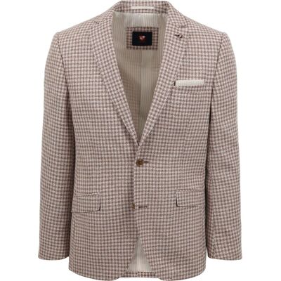 Suitable Grou ternet blazer i beige Beige Brun måle 25 Suitable Grou ternet blazer i beige Beige Brun måle 25