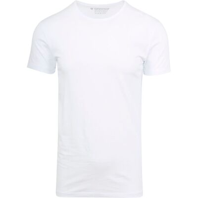 Garage Stretch Basic O-hals Hvid måle 3XL Garage Stretch Basic O-hals Hvid måle 3XL