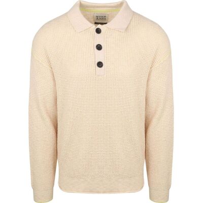 Scotch and Soda henley T-shirt med lange ærmer i oliven Beige måle L Scotch and Soda henley T-shirt med lange ærmer i oliven Beige måle L