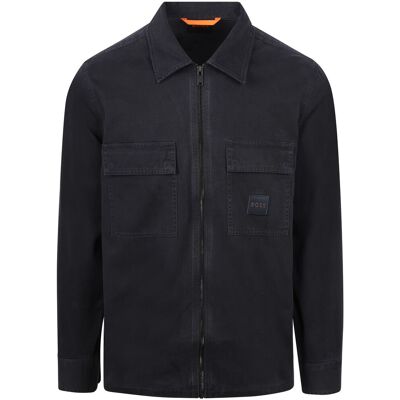 Boss Overshirt Lovel Marineblå Blå Mørkeblå måle XL Boss Overshirt Lovel Marineblå Blå Mørkeblå måle XL