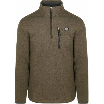 Superdry Fleece Pullover Halv Lynlås Oliven Grøn måle L Superdry Fleece Pullover Halv Lynlås Oliven Grøn måle L