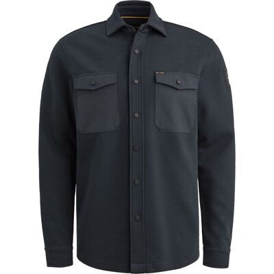 PME Legend Overshirt Waffle Navy Blå Mørkeblå måle XL PME Legend Overshirt Waffle Navy Blå Mørkeblå måle XL