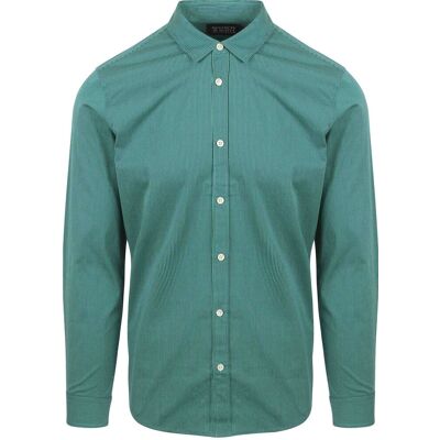 Scotch and Soda Skjorte Essential Poplin Stribe Mørkegrøn Grøn måle M Scotch and Soda Skjorte Essential Poplin Stribe Mørkegrøn Grøn måle M