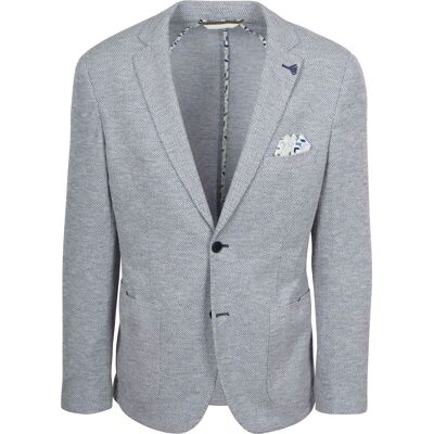 R2 Amsterdam Strikket Blazer Blå måle 50 R2 Amsterdam Strikket Blazer Blå måle 50
