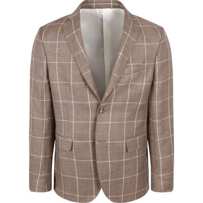 Steppin' Out Colbert Uld Brun Taupe måle 54 Steppin' Out Colbert Uld Brun Taupe måle 54