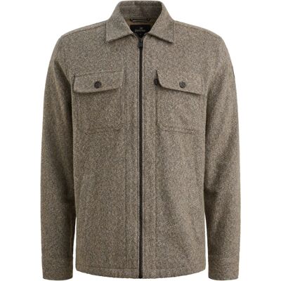 Vanguard Overshirt Brushed Brun Taupe måle 3XL Vanguard Overshirt Brushed Brun Taupe måle 3XL