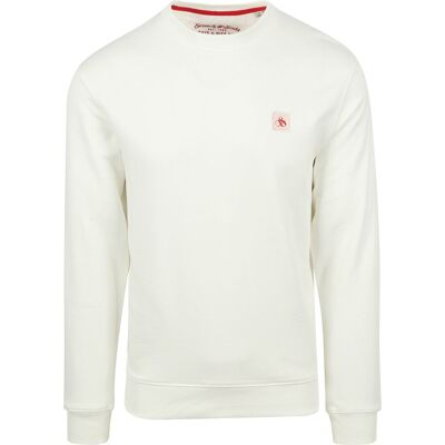 Scotch and Soda Essential sweater – off-white Hvid Off-white måle XXL Scotch and Soda Essential sweater – off-white Hvid Off-white måle XXL