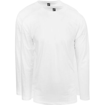 Alan Red Virginia Langærmet T-shirt 2-pak Hvid måle S Alan Red Virginia Langærmet T-shirt 2-pak Hvid måle S