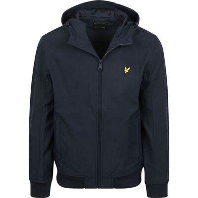 Lyle & Scott Softshell Fleece Jakke Marineblå Mørkeblå Blå måle XL Lyle & Scott Softshell Fleece Jakke Marineblå Mørkeblå Blå måle XL