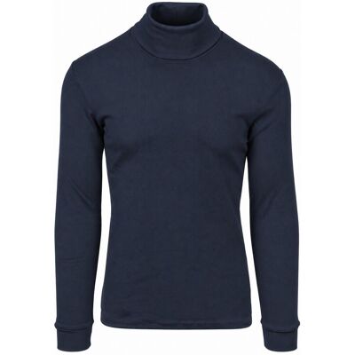 Marc O'Polo Polo Neck Trøje Navy Blå Mørkeblå måle L Marc O'Polo Polo Neck Trøje Navy Blå Mørkeblå måle L