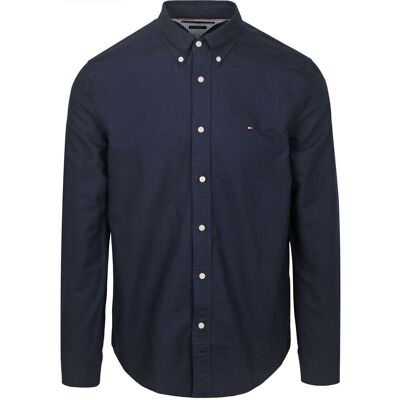 Tommy Hilfiger Oxford Skjorte Marineblå Blå Mørkeblå måle XXL Tommy Hilfiger Oxford Skjorte Marineblå Blå Mørkeblå måle XXL