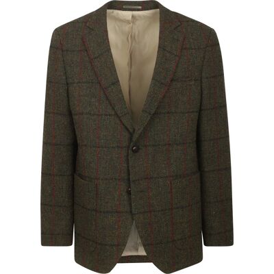 Steppin' Out blazer i Harris Tweed, mørkegrøn Grøn Mørkegrøn måle 52 Steppin' Out blazer i Harris Tweed, mørkegrøn Grøn Mørkegrøn måle 52