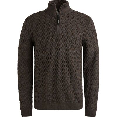 Vanguard Trøje Half Zip Uldblanding Brun måle M Vanguard Trøje Half Zip Uldblanding Brun måle M