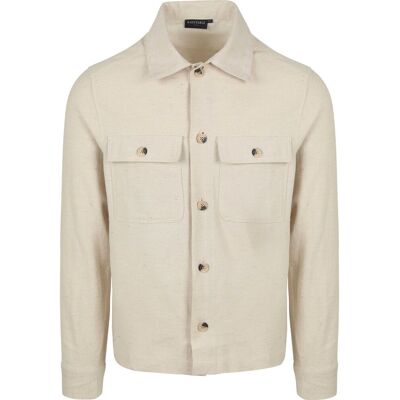 Suitable Drop Loop Overshirt i Sand Beige måle XL Suitable Drop Loop Overshirt i Sand Beige måle XL