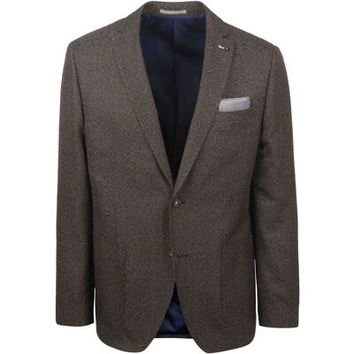 Suitable Blazer Porre Struktur Brun Blå Mørkeblå måle 48 Suitable Blazer Porre Struktur Brun Blå Mørkeblå måle 48