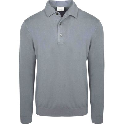Profuomo Langærmet Poloshirt Luxury Basic Blå måle XL Profuomo Langærmet Poloshirt Luxury Basic Blå måle XL