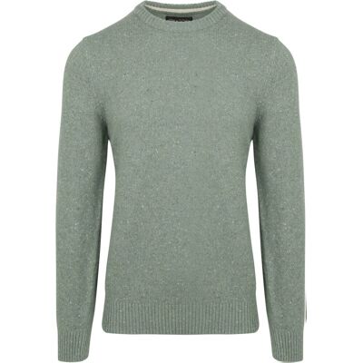 Marc O'Polo pullover tweed uldblanding grøn Grøn måle XXL Marc O'Polo pullover tweed uldblanding grøn Grøn måle XXL