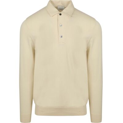 Profuomo Langærmet Poloshirt Luksus Basics Off White Beige Off-white måle XL Profuomo Langærmet Poloshirt Luksus Basics Off White Beige Off-white måle XL