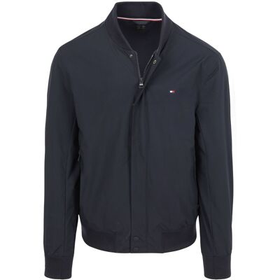 Tommy Hilfiger Tech Bomber jakke i marineblå Blå Mørkeblå måle XXL Tommy Hilfiger Tech Bomber jakke i marineblå Blå Mørkeblå måle XXL