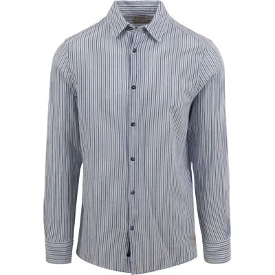 Scotch and Soda stribet skjorte i lyseblå Lyseblå måle M Scotch and Soda stribet skjorte i lyseblå Lyseblå måle M
