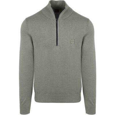 Boss Kanobix Half Zip Trøje Grøn måle XL Boss Kanobix Half Zip Trøje Grøn måle XL