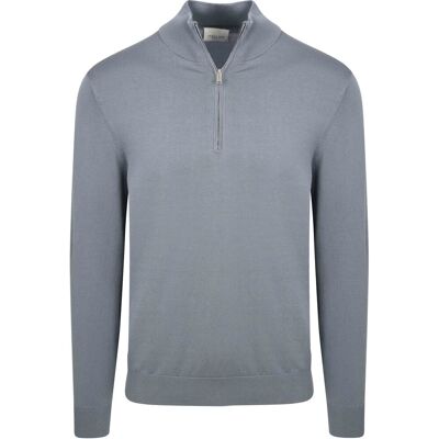 Profuomo Halv Lynlås Pullover Luksus Basis Blå Lyseblå måle M Profuomo Halv Lynlås Pullover Luksus Basis Blå Lyseblå måle M